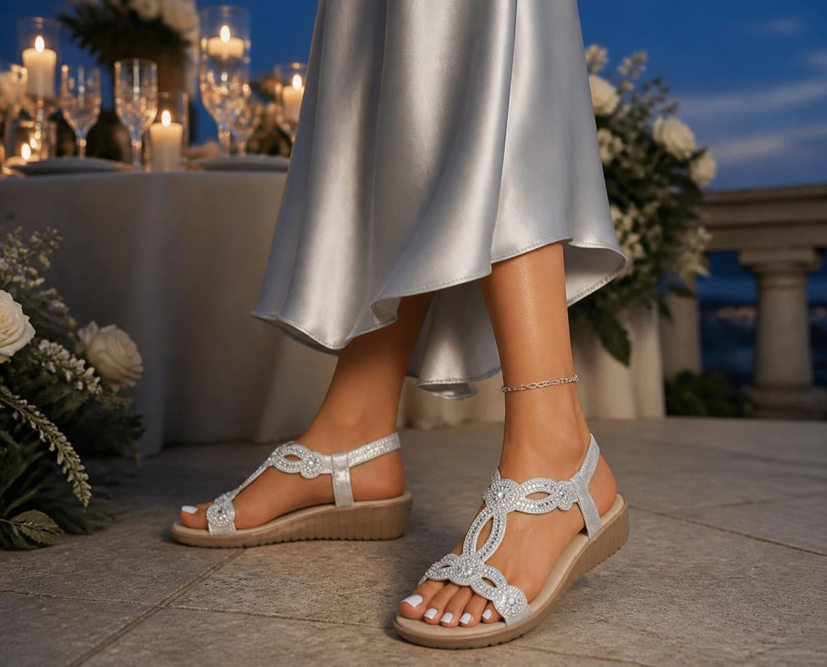 The Sunday Jewel Wedge at dinner