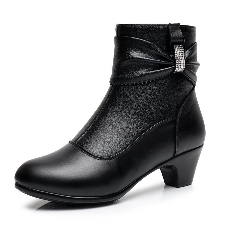 The Sparkle Bow Ankle Boot