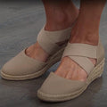 The Capri Espadrille Wedge