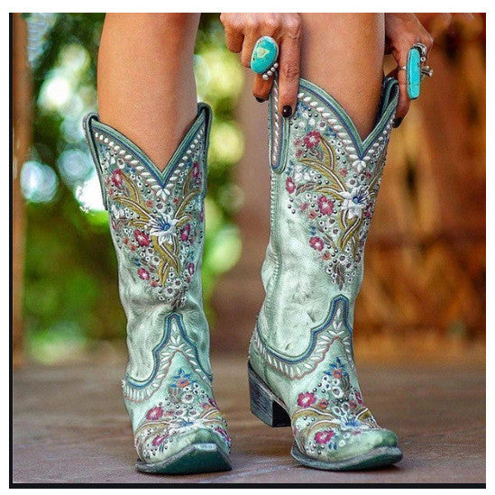 The Embroidered Western Boot