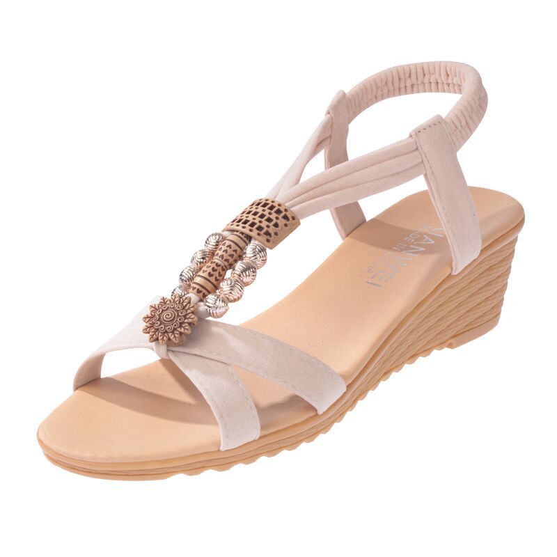 The Beaded Boho Wedge