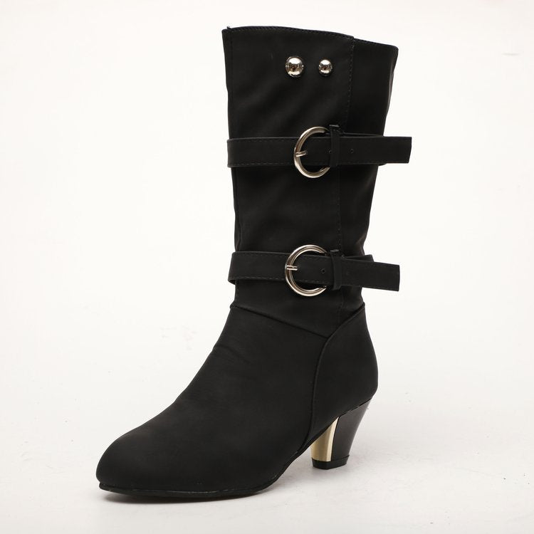The Buckle Slouch Boot