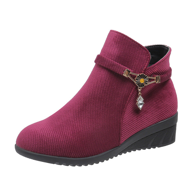 The Cosy Wedge Ankle Boot