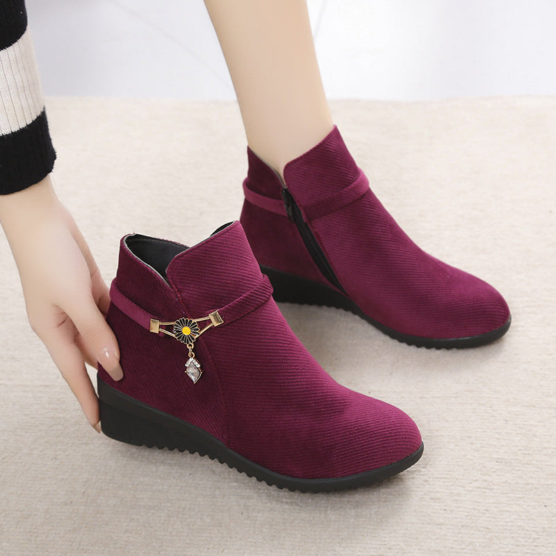 The Cosy Wedge Ankle Boot