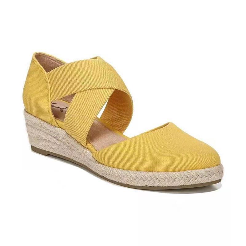 The Capri Espadrille Wedge