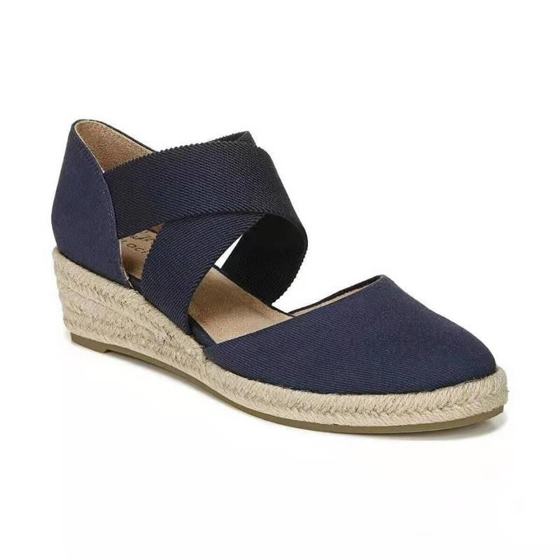 The Capri Espadrille Wedge