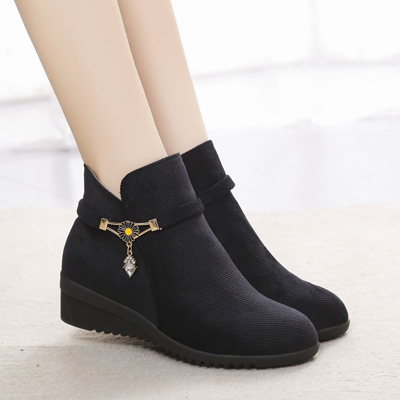The Cosy Wedge Ankle Boot