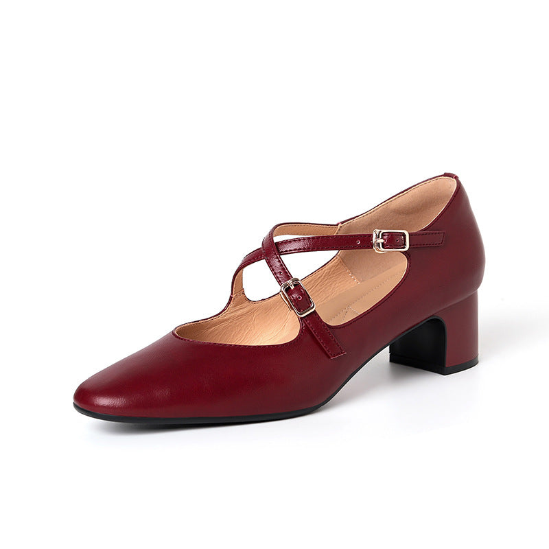 The Mary Jane Block Heel