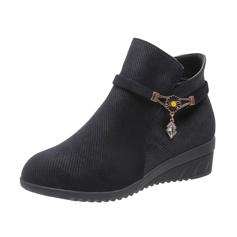 The Cosy Wedge Ankle Boot
