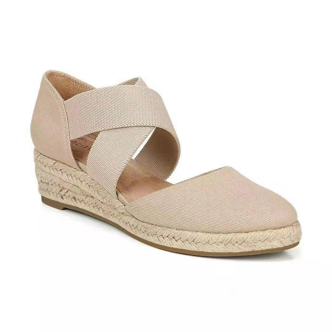 The Capri Espadrille Wedge
