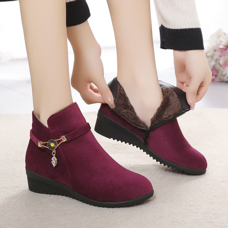 The Cosy Wedge Ankle Boot