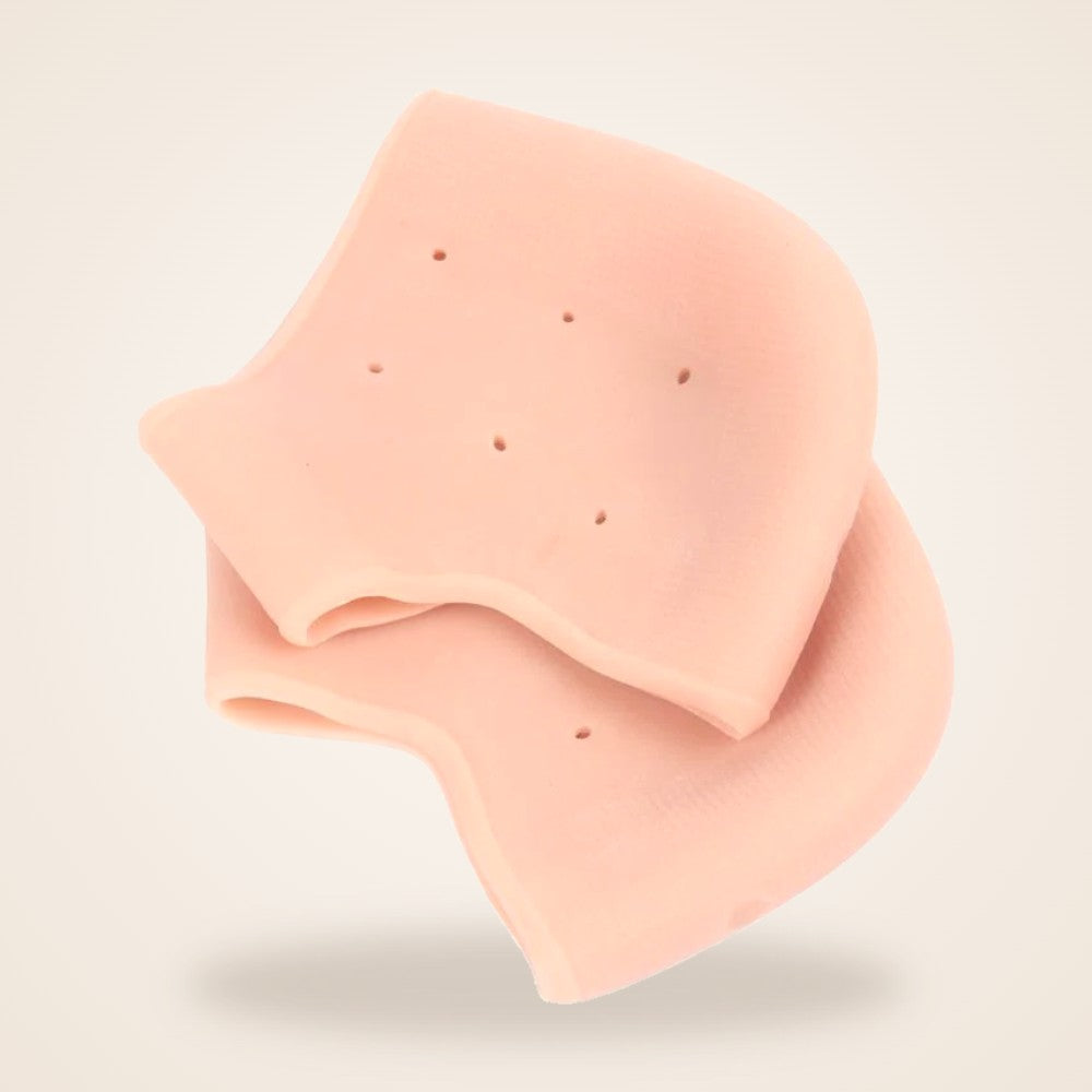 Silicone Heel Sleeves, skin with breathable holes