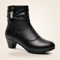 Sparkle Bow Ankle Boot in black
