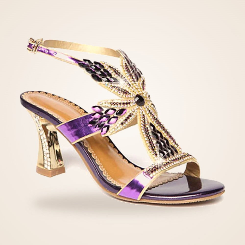 Starlight Jewel Heel in amethyst