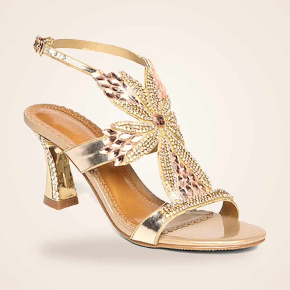 Starlight Jewel Heel in gold