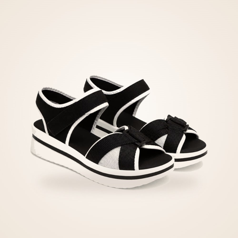 Summer Mesh Sandal in black
