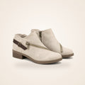 Zip Ankle Boot in grey
